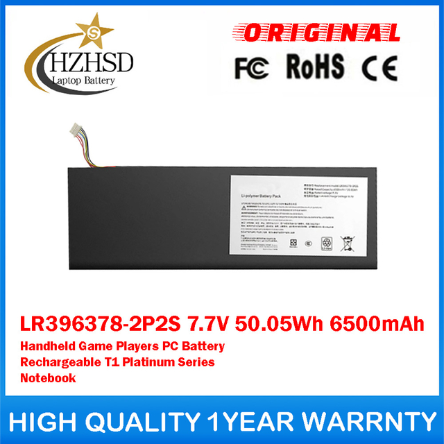 LR396378-2P2S 7.7V 50.05Wh 6500mAh Handheld Game Players PC Battery Rechargeable For ONE-NETBOOK T1 Platinum Series Notebook
